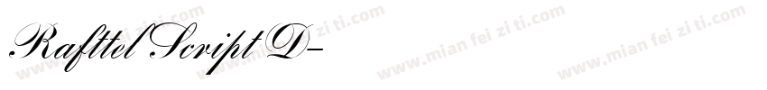 Rafttel Script D字体转换